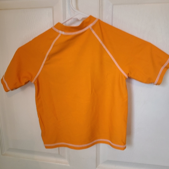 (1607) Flapdoodles Children's Outdoor Sun/Swim Shirt, UPF-50, Size: 5 Orange - Picture 10 of 12